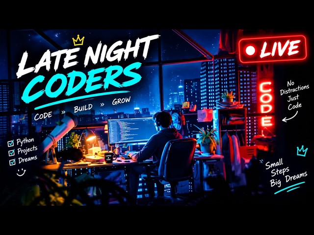Late Night Debugging & Coding Lo-Fi 🌧️ Chill Beats to Code With Me 24/7 [Fixing Bugs at 3 AM]