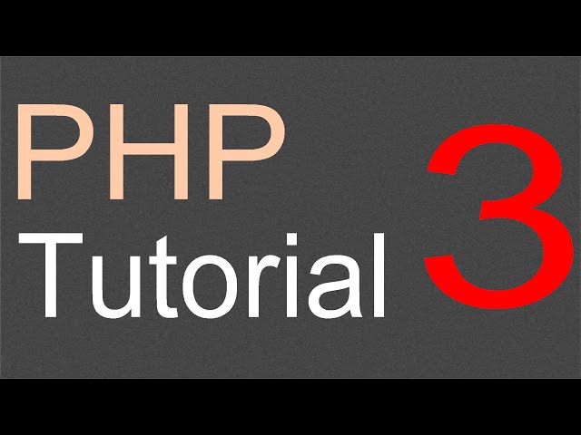 PHP Tutorial for Beginners - 03 - First script