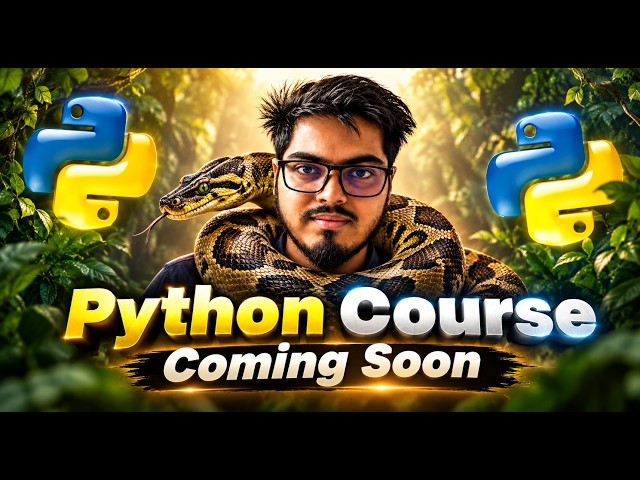 Something BIG is Coming for Python Beginners... | @CodeWithTanim