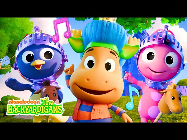 Backyardigans "Questing, Questing" Song! w/ Tyrone, Uniqua & Pablo | The Backyardigans