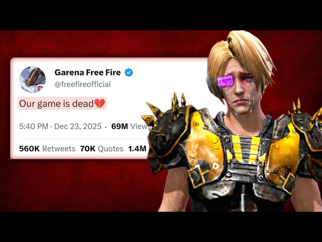 SORRY FREE FIRE LOVERS.. ITS OVER💔