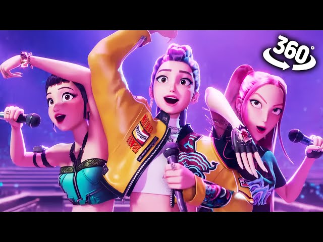 K-Pop Demon Hunters HUNTR/X Movie Collection! | 360° VR