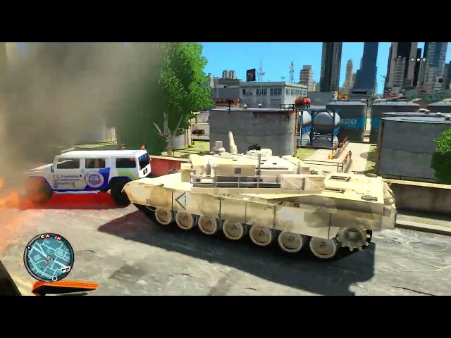 GTA 4: The Lost and Damned – Abrams Tank Rampage with Johnny K! | Epic Destruction #2
