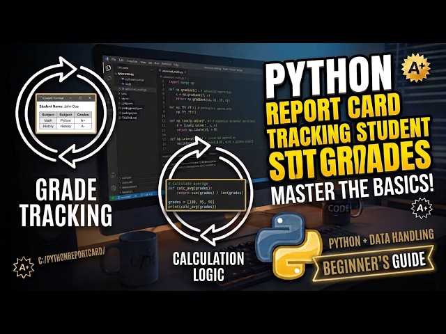How to create a report card in Python || Python programming #7 