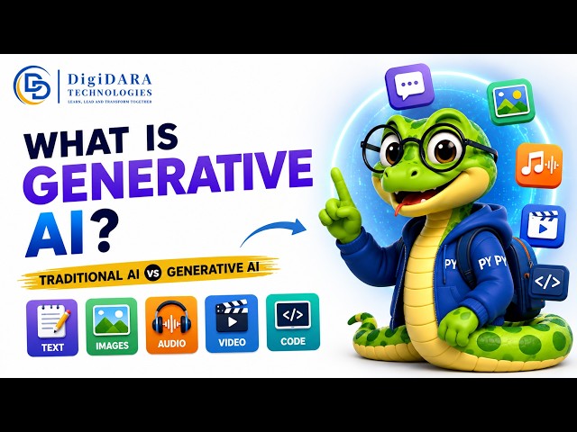 What Is Generative AI? 🤖 | Generative AI Explained for Beginners | AI Basics | DigiDARA Technologies
