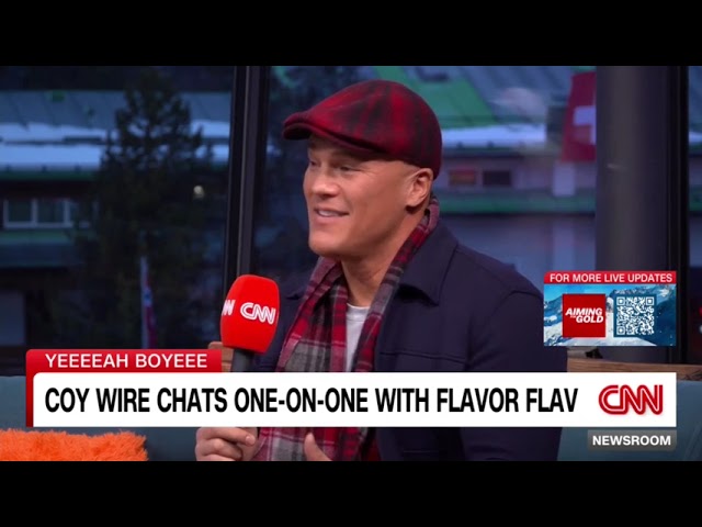 Coy Wire One-on-One with Flavor Flav in Cortina, Italy