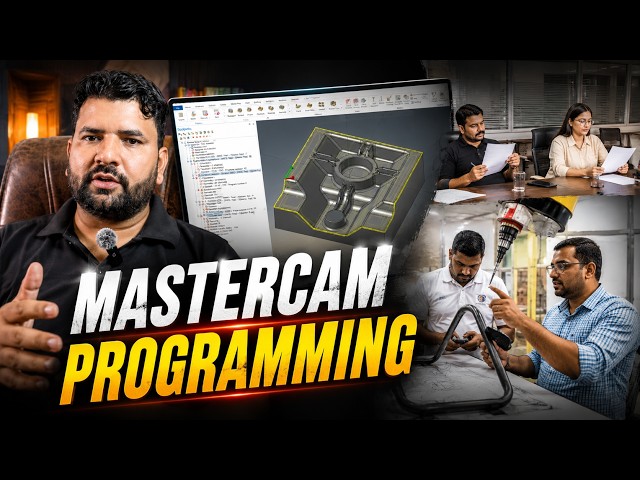 Mastercam Tutorial for VMC Programming - Step by Step Die & Mold Programming | RVM CAD