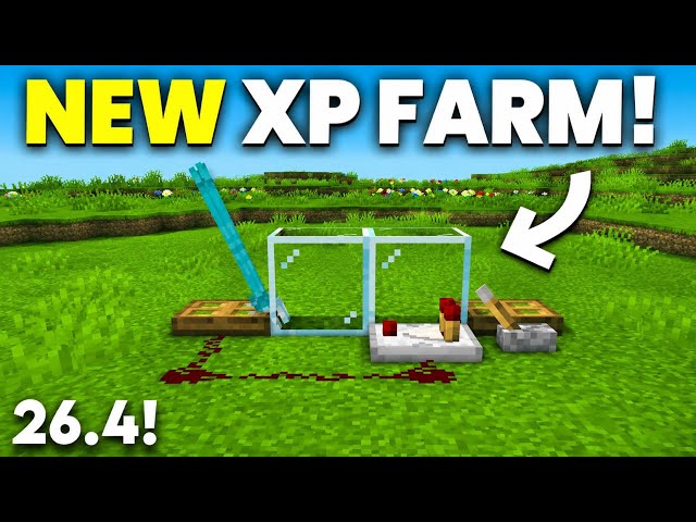 NEW XP FARM! 🔥 26.4! XP Per Second | Minecraft Bedrock