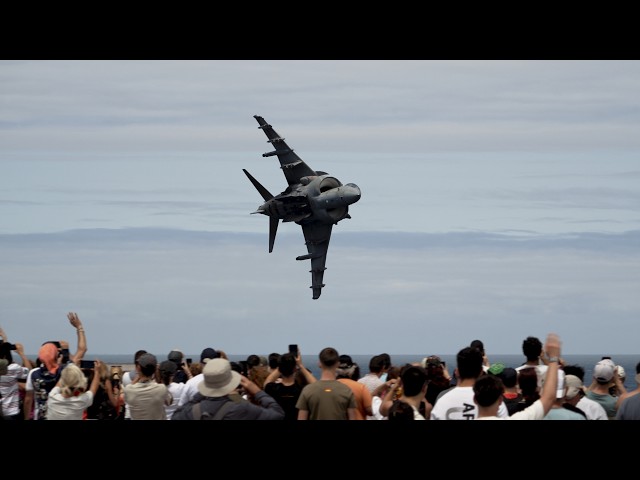 Ultimate AV-8B Harrier Super Low Flying Display | Gijón Air Festival 2026