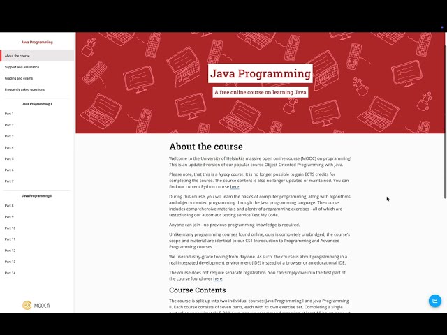 Day 1 – Java MOOC Helsinki | Introduction | Java Backend Journey
