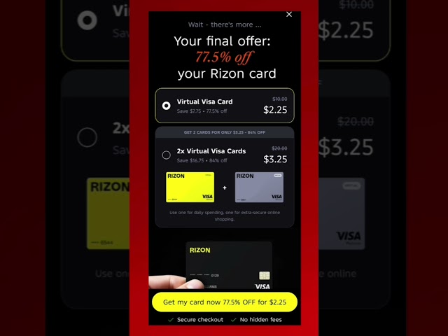 Rizon card Bangladesh|Rizon virtual visa card tutorial 2026|Best card for online shopping rizon card