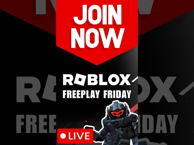 🔴 LIVE | Roblox Freeplay Friday!
