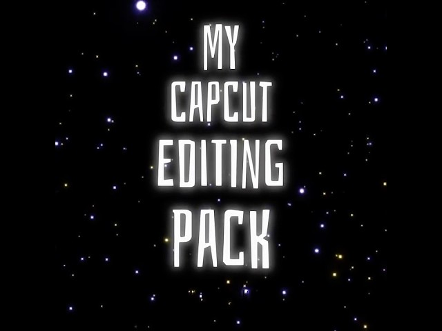 My Free CapCut Editing Pack 2026 | Watch tutorial on my Yt Channel #capcut #capcuteditingpack #edit