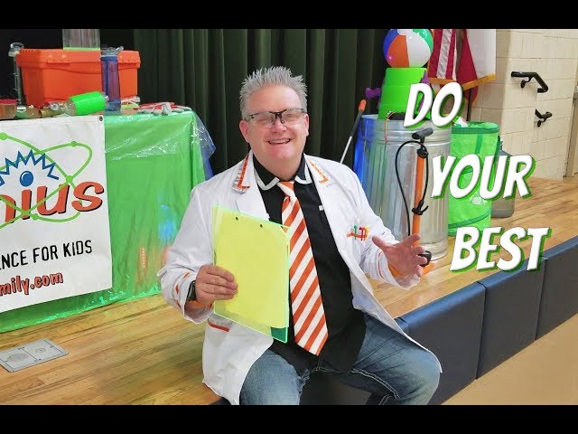 Professor Brainius Says Do Your Best!