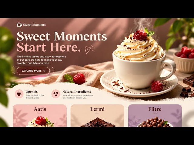 From Code to Coffee ☕️ | HTML & CSS Website Project