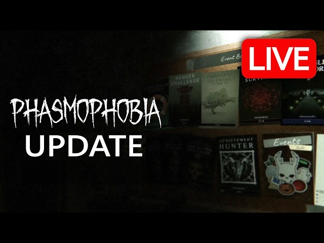 New Update for Phasmophobia! (Quality of Life Update Part 2) - LIVE 🔴
