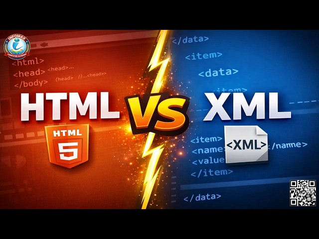 HTML vs XML Explained in Hindi | Difference Between HTML and XML | Web Development Basics