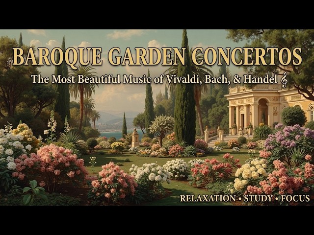 Elegant Baroque Music | Classical Baroque Playlist Vivaldi Bach Handel Royalty Harpsichord