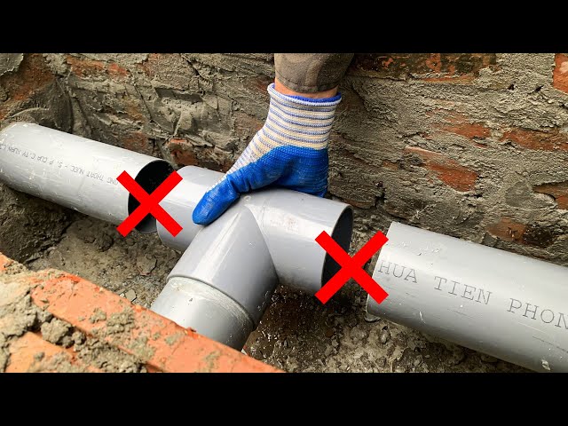 Errores al instalar tuberías de drenaje de PVC: un consejo secreto de un fontanero de 60 años que t
