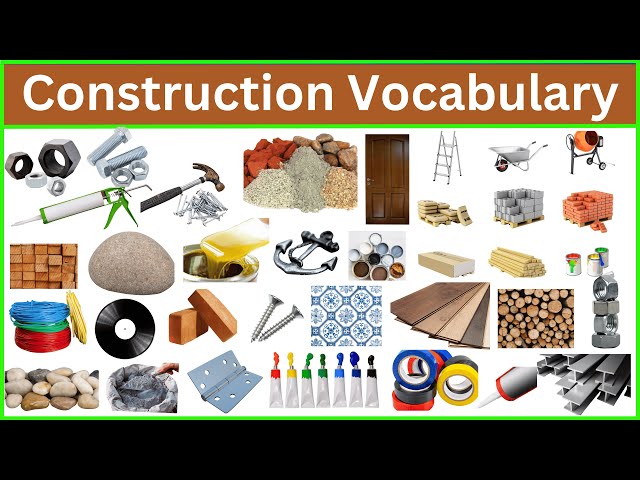 Learn Every Construction Material in 10 Minutes FAST