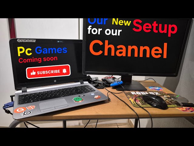 Our New Setup For our Channel ('PC games coming soon')