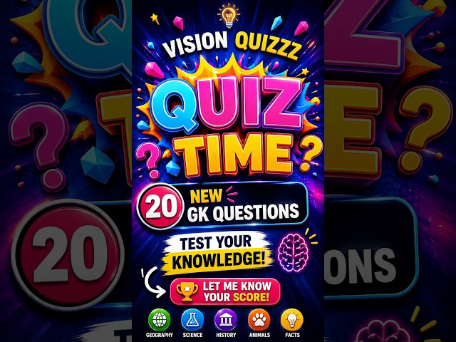 Prove Your Intelligence With Our General Knowledge Quiz! 🤔