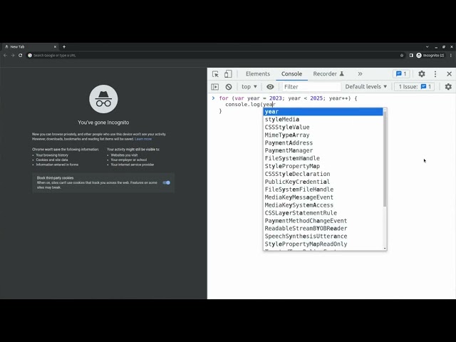 Programming with JavaScript: Nested loops