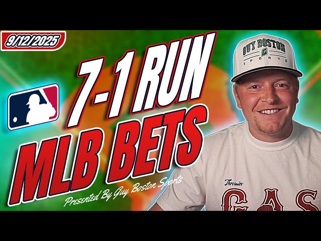 MLB Picks Today 9/12/2025 | FREE MLB Predictions, Player Props, and Best Bets!