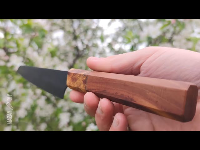 Knife Making   Japanese Gyuto Knife from HSS Saw Blade