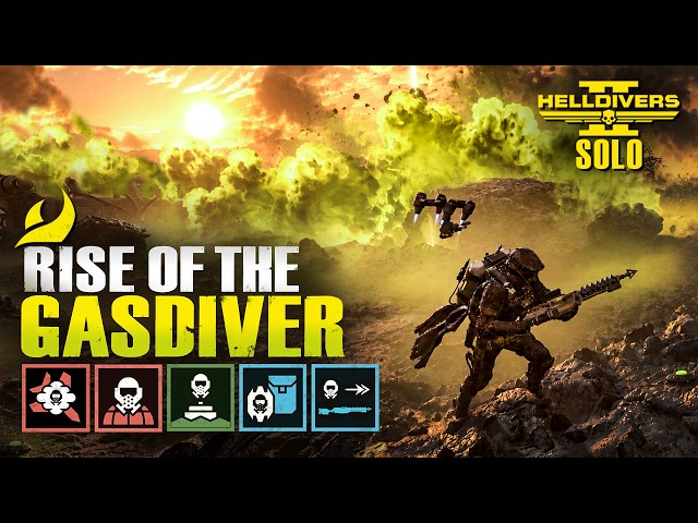 Helldivers 2 – The NEW Eagle Gas Airstrike Takes GASDIVER to Another Level | Solo | Super Helldive