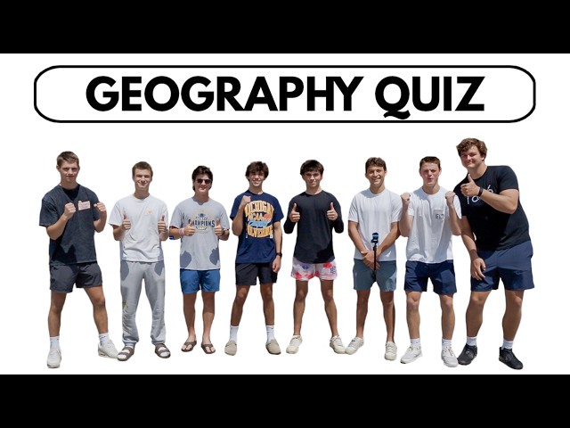 8 Students vs Geography Quiz