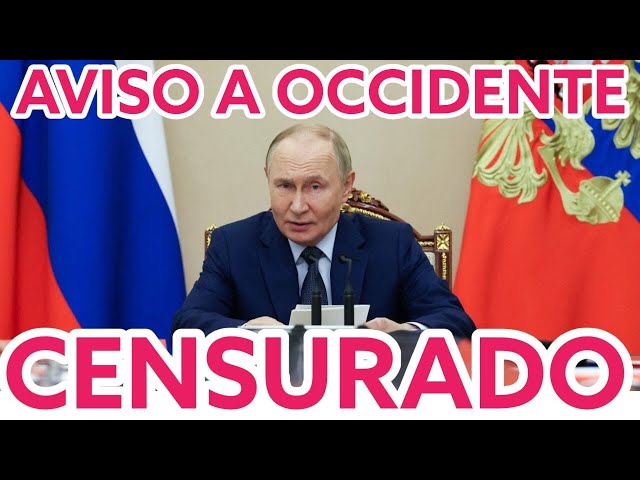 📛 El mensaje de Putin al mundo de Occidente que NADIE quiere que Veámos - CENSURADO en Europa