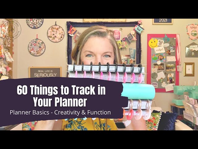 60 Things to Track in Your Planner || Planner Basics