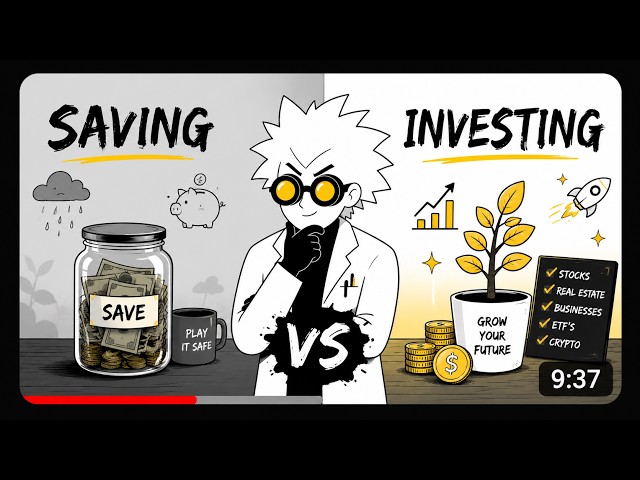 Saving vs Investing - Which Is Actually Better
