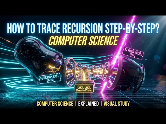 Recursion Made Ridiculously Simple — Call Stack Visual Trick | Computer Science