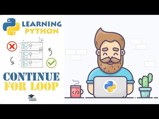 CONTINUE in Python FOR Loops - Python Tutorial for Beginners