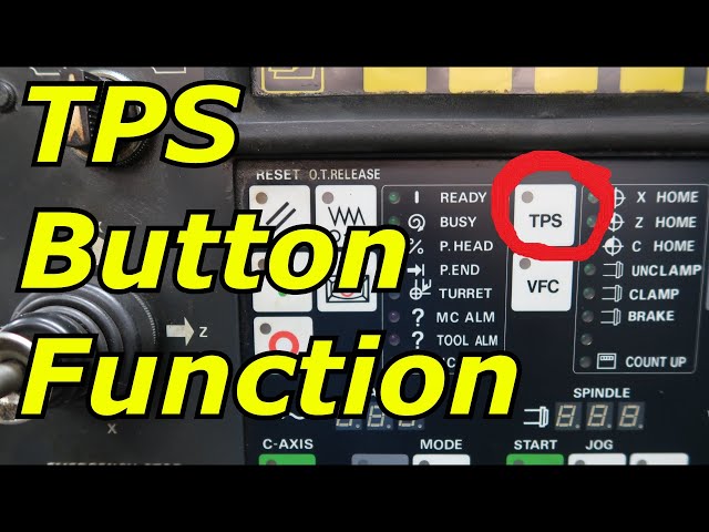 Mazak TPS Button Function