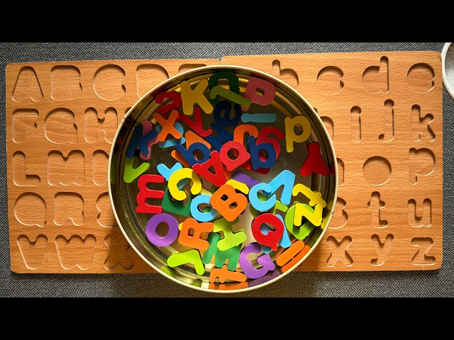 Learn ABC Alphabet using Puzzle Game | Help Me Find The Alphabets | Preschool Learning #alphabet