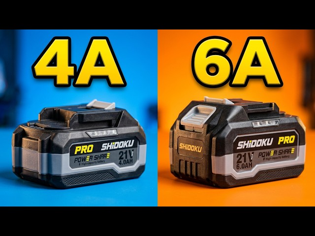 New SHIDOKU PRO 4Ah and 6Ah Makita-style batteries
