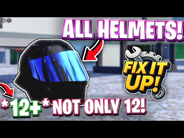 ⚡*12+ LOCATIONS* ALL HELMET LOCATIONS IN FIX IT UP HELMET EVENT 2026 TUTORIAL! ROBLOX
