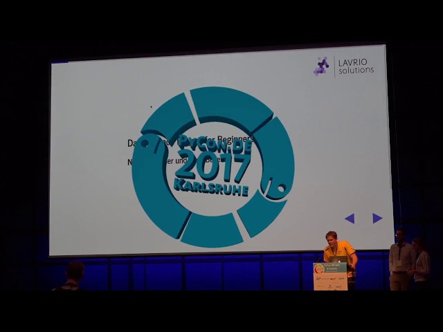 PyCon.DE 2017 Natalie Speiser, Jens Beyer - Data Science Project for Beginners