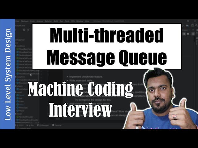 Java Concurrency Interview Question: Multi-threaded Message Queue like Kafka, SQS, RabbitMQ
