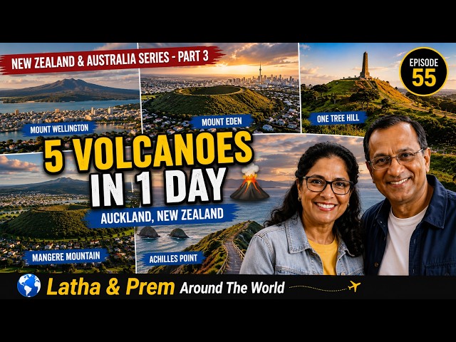 5 Volcanoes in 1 Day! Auckland’s Volcanic Wonders | New Zealand Travel