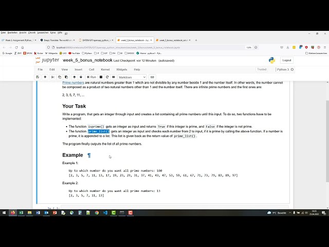 Python for Beginners - Week 5 Bonus Exercise - Solution