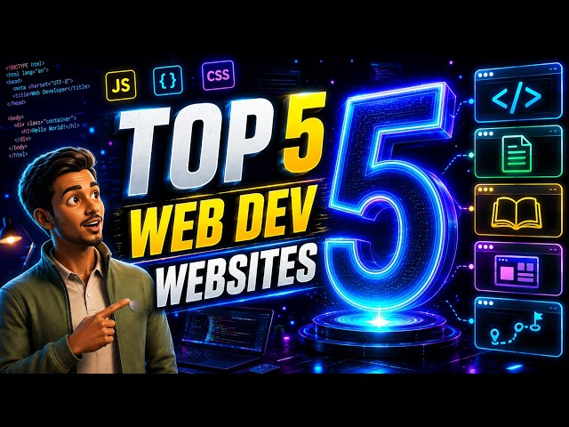 Top 5 Websites Every Web Developer Should Know in 2026 | Learn Web Development FREE