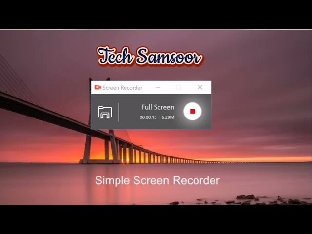 Full HD Screen Recorder for PC Very easy and simple for windows 10 and 11 2023