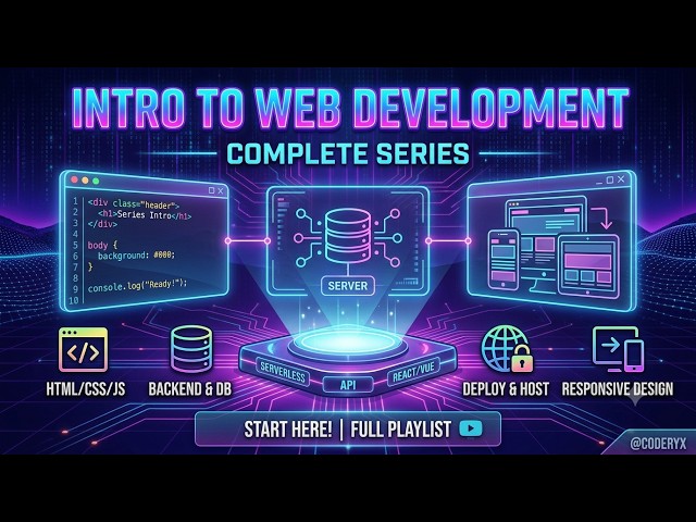 Web Development series #1             Introduction  HTML, CSS, JavaScript