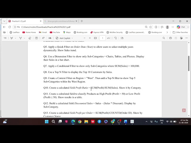 Tableau Part 7 In Hindi