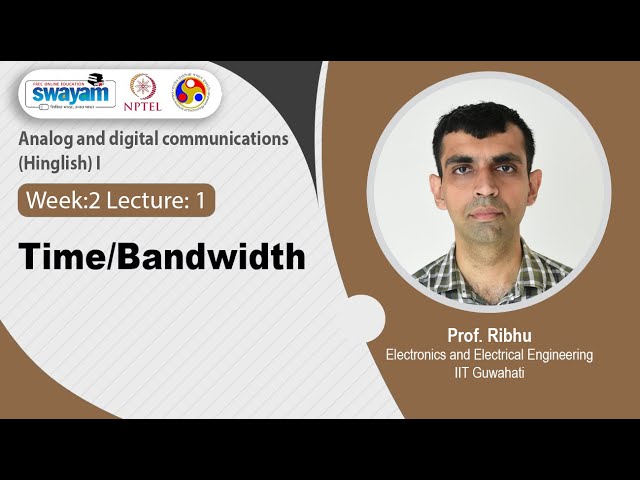 W-2:Lec-1: Time/Bandwidth