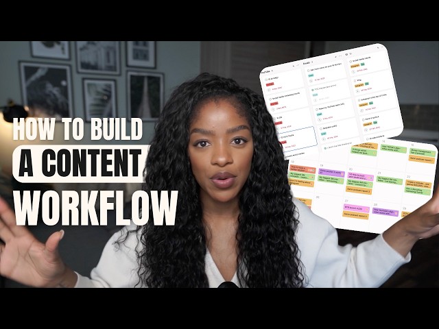 Build a content creation workflow that ACTUALLY works | Content creation 2025 |Content creation tips